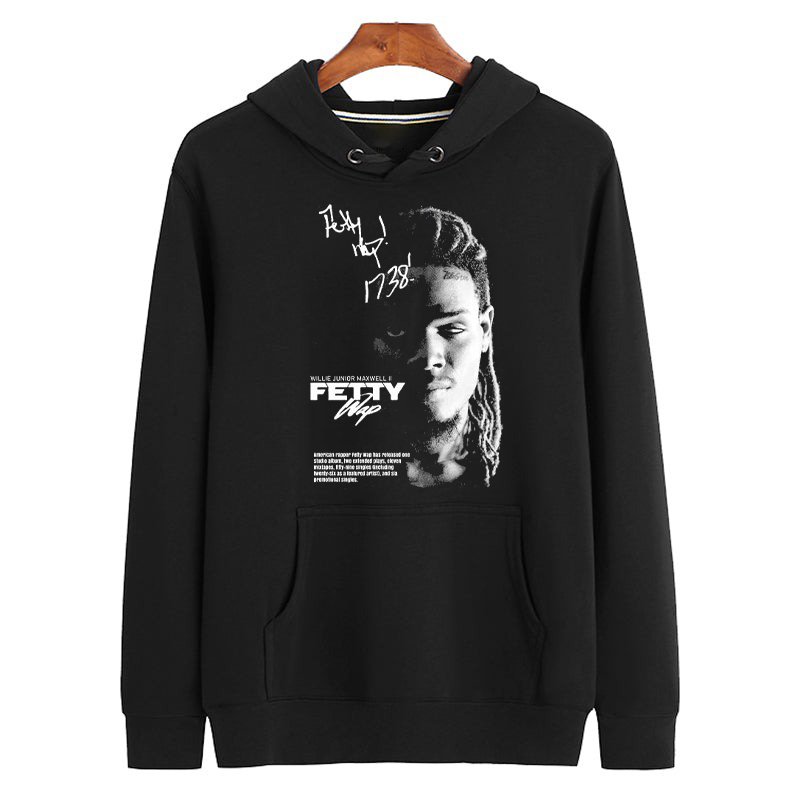 FETTY WAP Willie Junior Maxwell II Rapper Vintage  Retro Bootleg Unisex Hoodie 