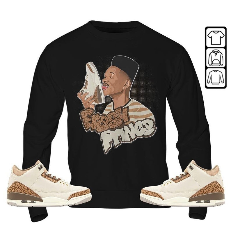 FP Lick Jordan Unisex Shirt To Match Sneaker Palomino 3s Sweatshirt-Black