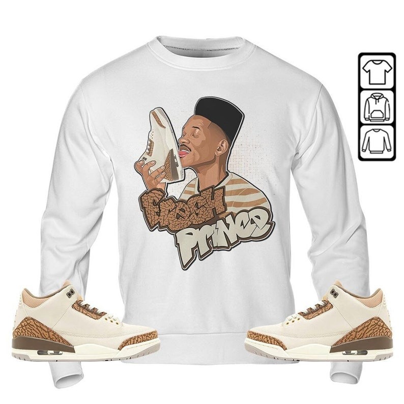 FP Lick Jordan Unisex Shirt To Match Sneaker Palomino 3s Sweatshirt-White