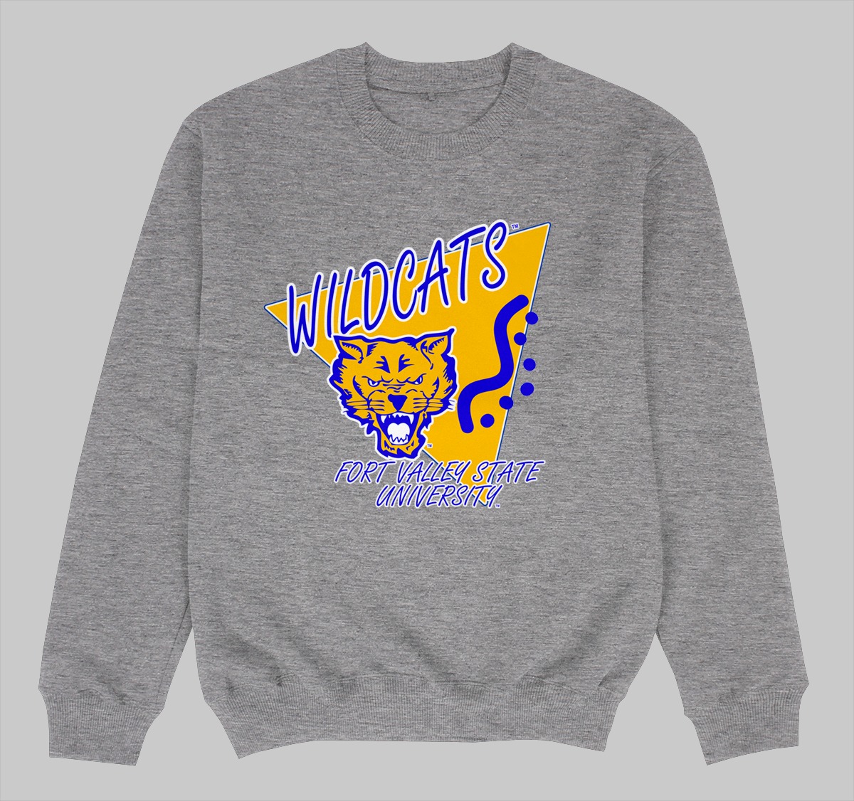 FVSU BEEPER CREWNECK SWEATSHIRT GREY COLOR