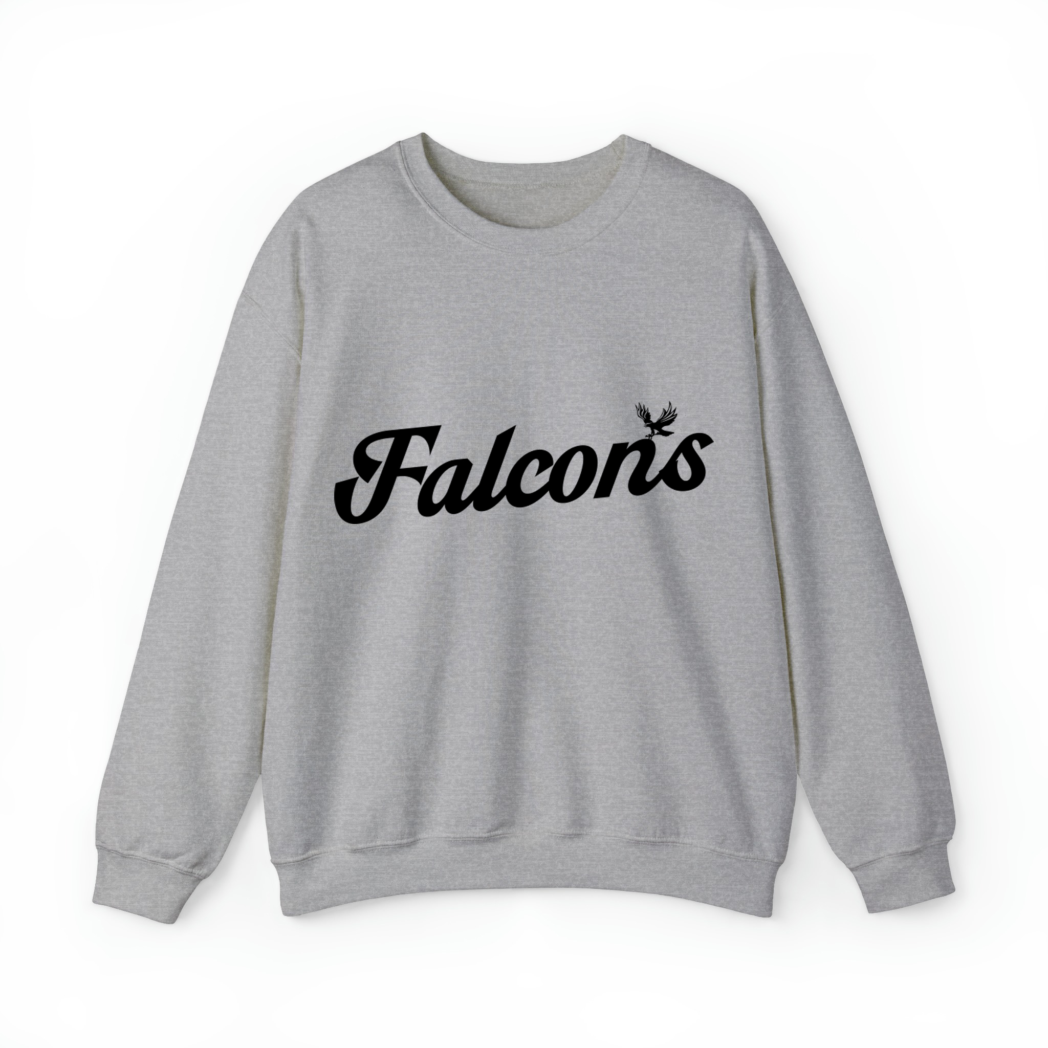 Falcons Football Retro v2 Unisex Sweatshirt-Sport Grey