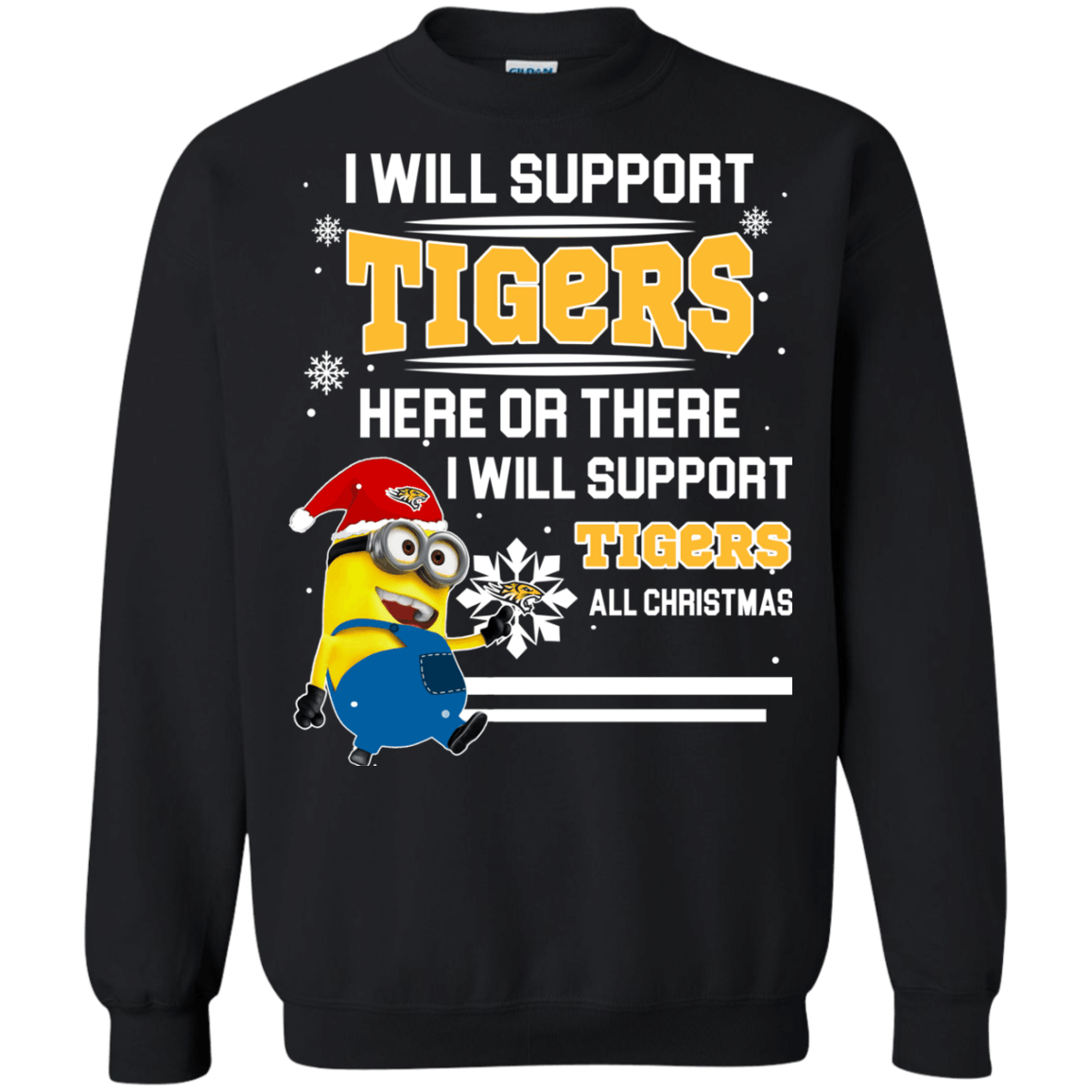 Fantastic Towson Tigers Minion Ugly Christmas Sweaters Support Here Or There All Christmas Sweatshirts