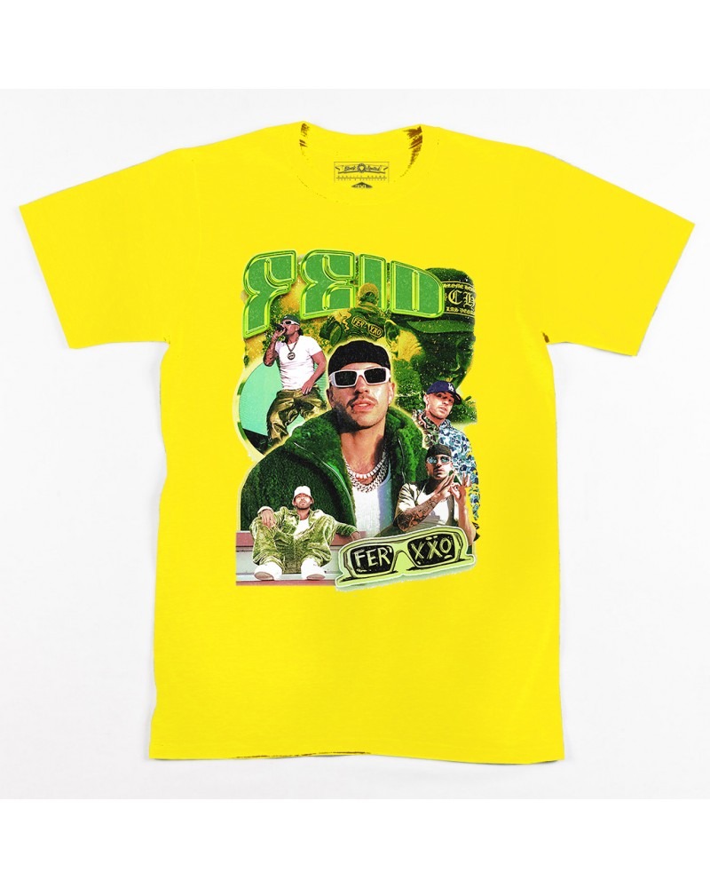 Feid Retro Tee - Yellow