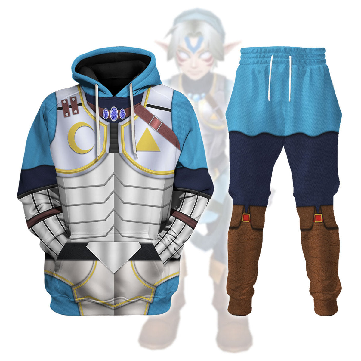 Fierce Deity Link Unisex Cosplay Track suit 