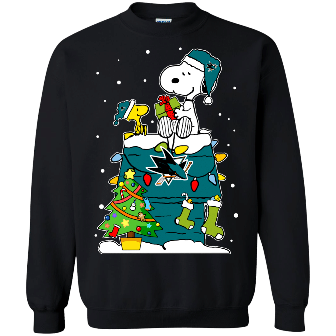 Find San Jose Sharks Snoopy Ugly Christmas Sweaters Shirts