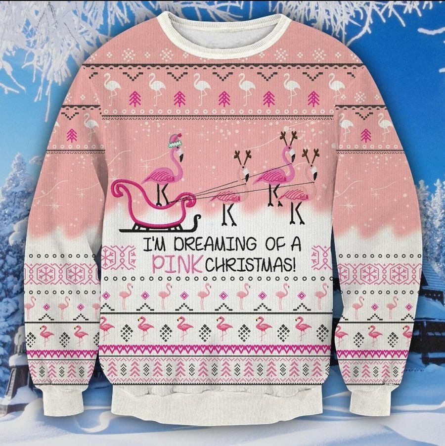 Flamingo Ugly Christmas Sweater