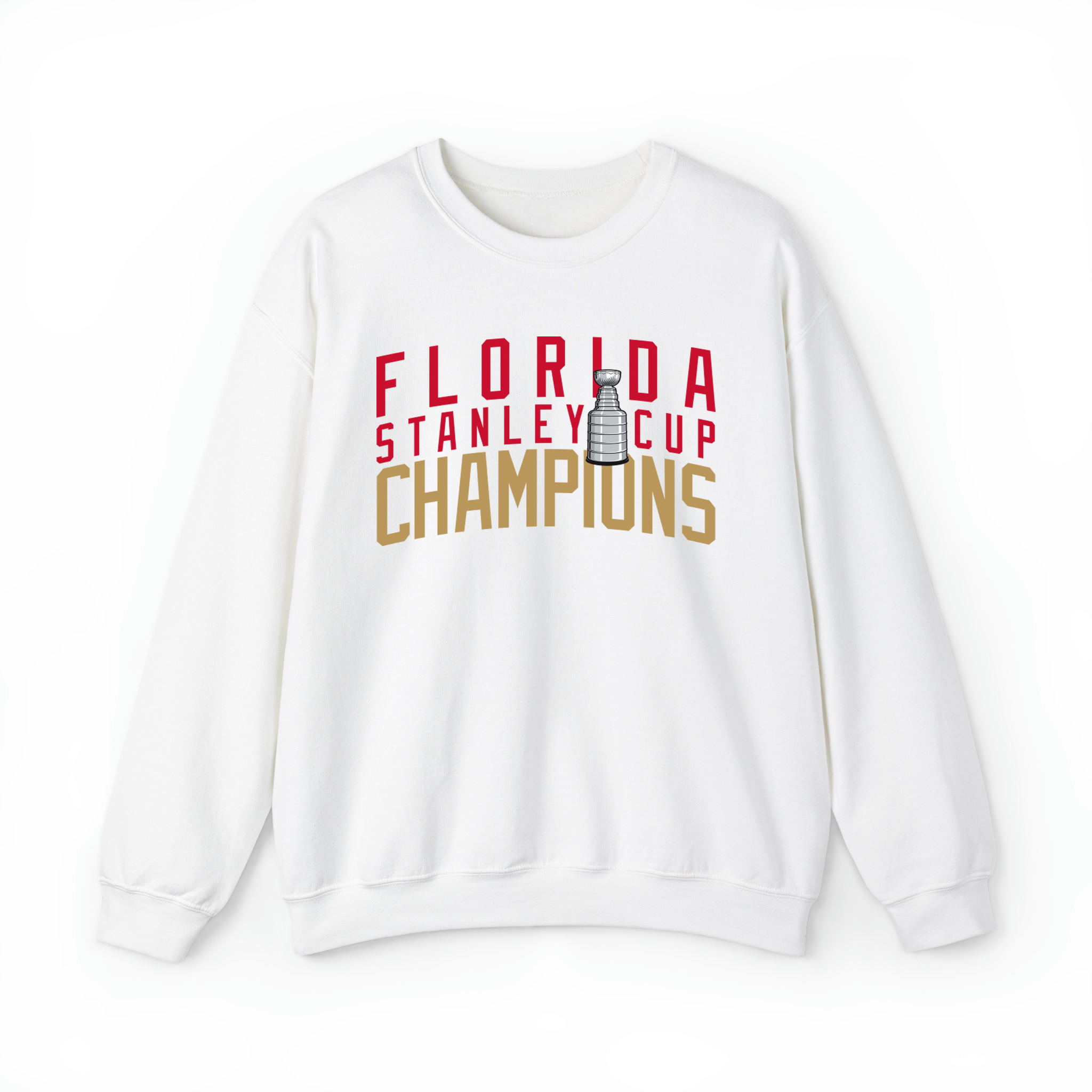 Florida - Stanley Cup Champions v2 Unisex Sweatshirt- White