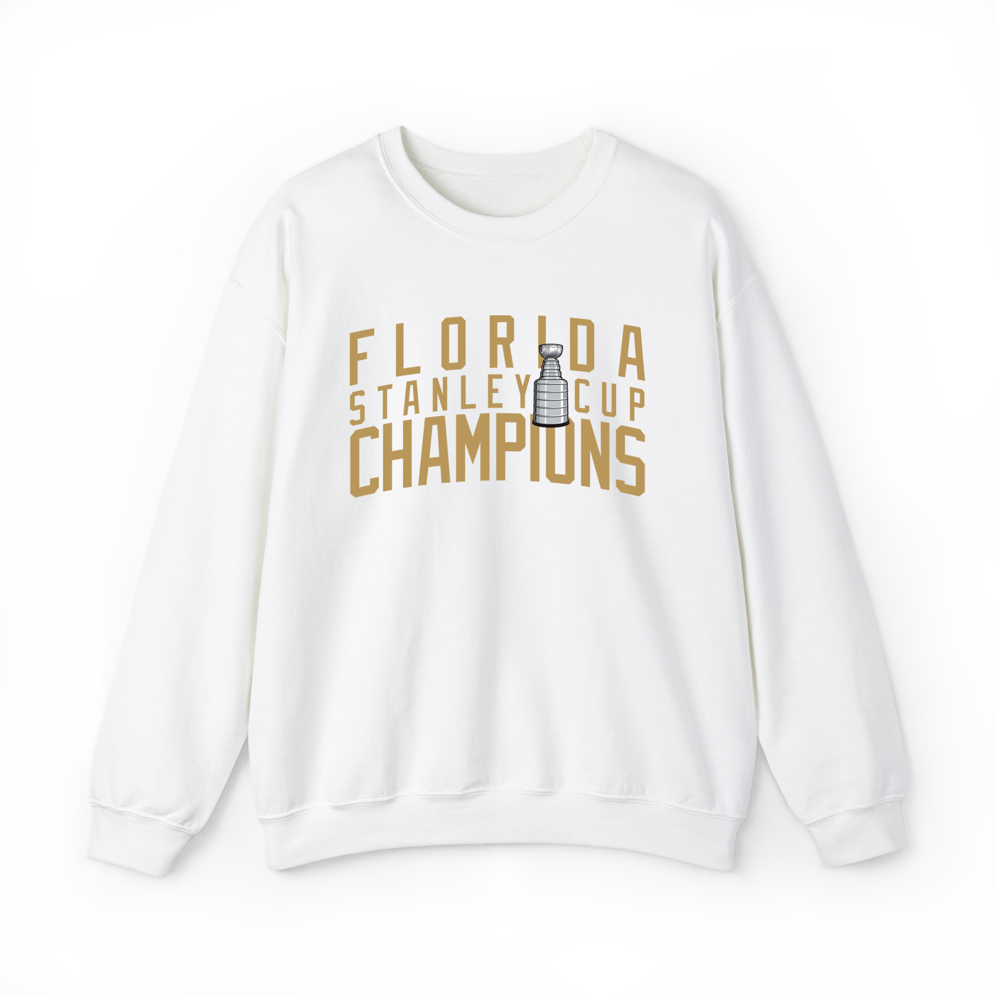 Florida - Stanley Cup Champions v3 Unisex Sweatshirt- White