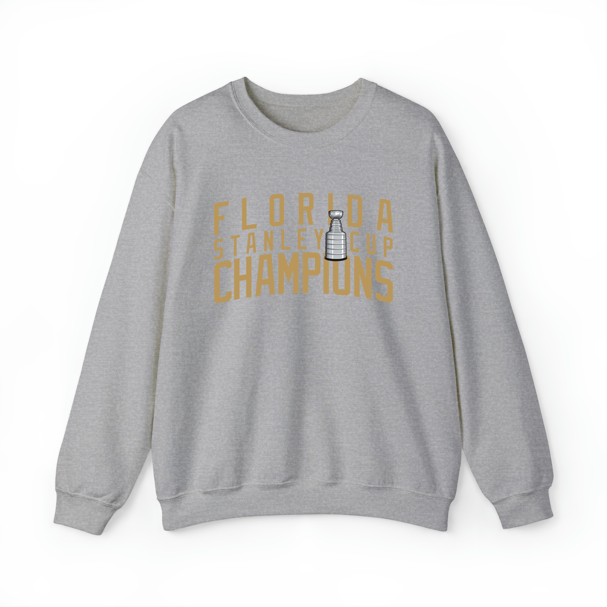 Florida - Stanley Cup Champions v3 Unisex Sweatshirt-Sport Grey