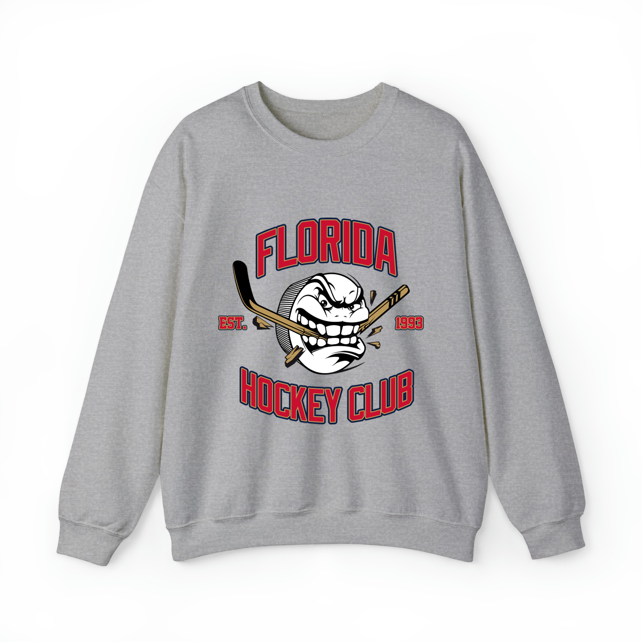 Florida Hockey Club Unisex Sweatshirt-Sport Grey