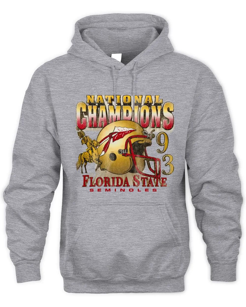 Florida State Seminoles Original Retro Brand Retro Unisex Hoodie-Sport Grey