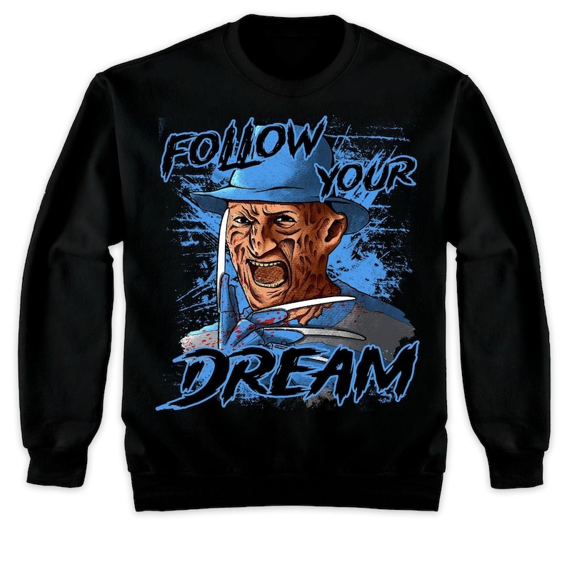 Follow Your Dream Graphic Unisex Sweatshirt Style 1-Black