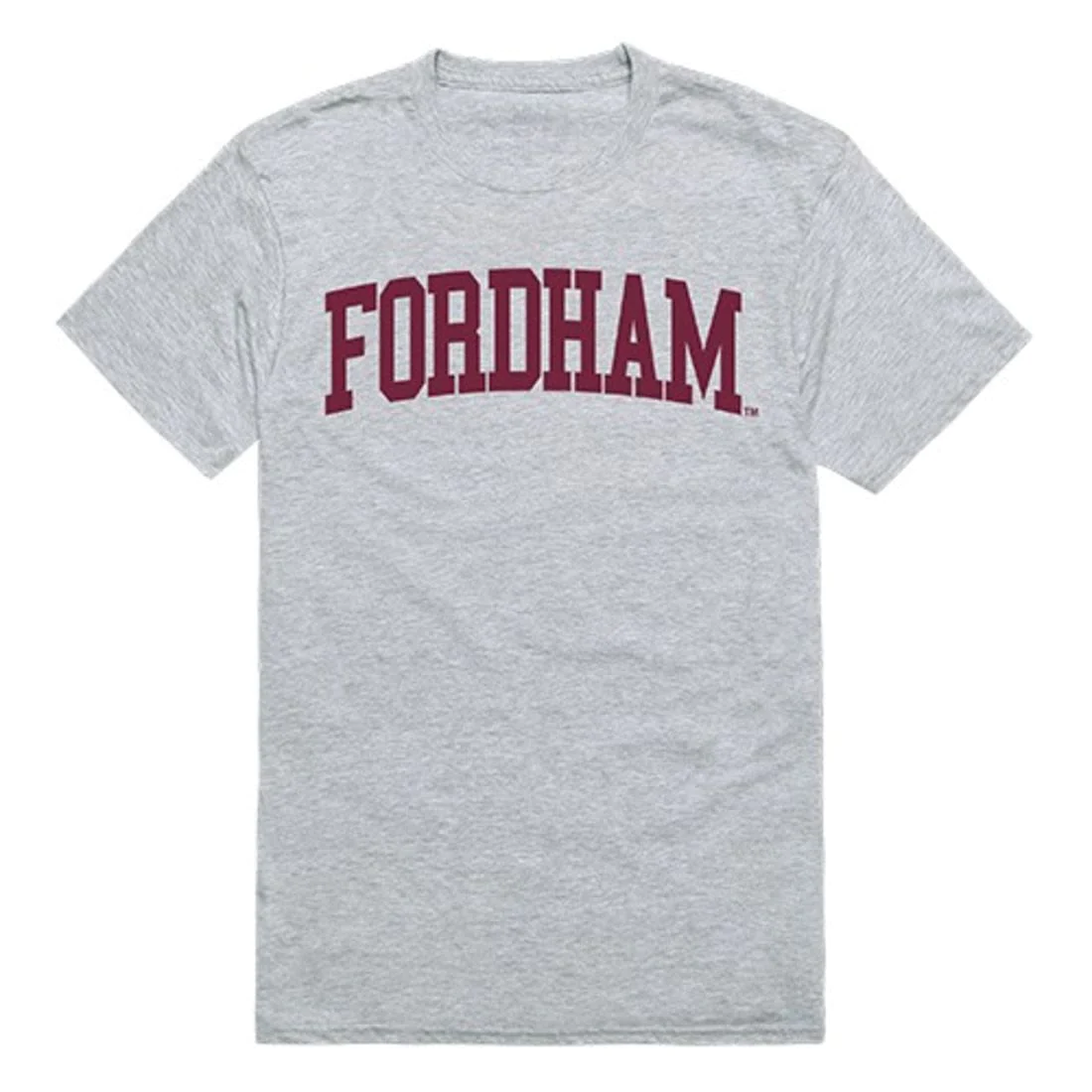 Fordham University Mens Game Day Tee T-Shirt Heather Grey