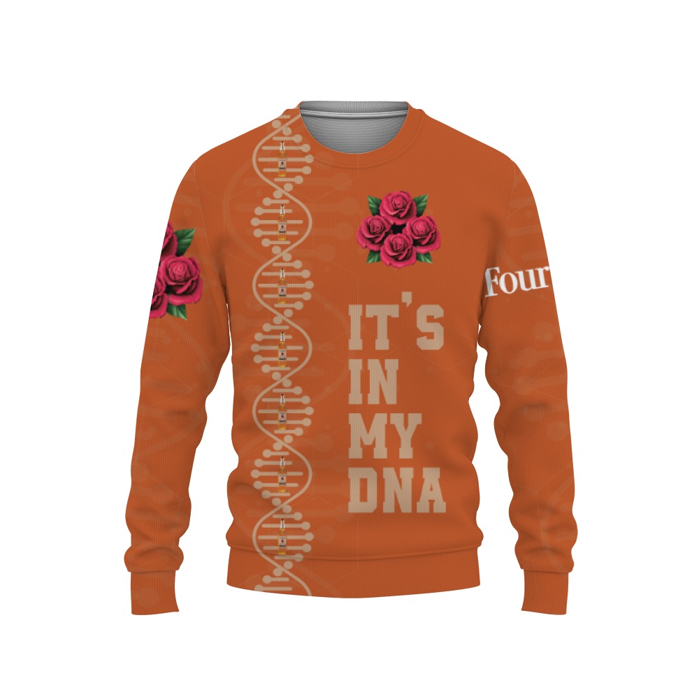 Four Roses Whiskey It's In My DNA-3D Sweatshirt