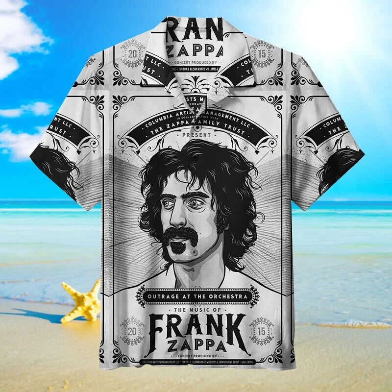 Frank Zappa 02 Hawaiian Shirt, Gift For Fan, Gift For Men S-5XL US Size