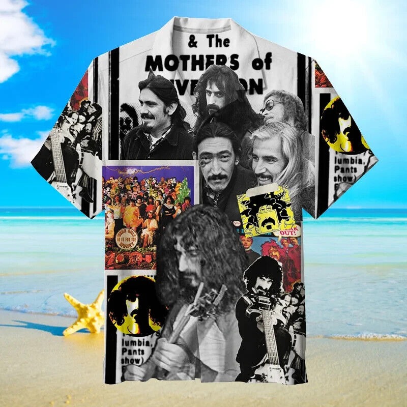 Frank Zappa Unisex Hawaiian Shirt, Gift For Fan, Gift For Men, S-5XL US Size