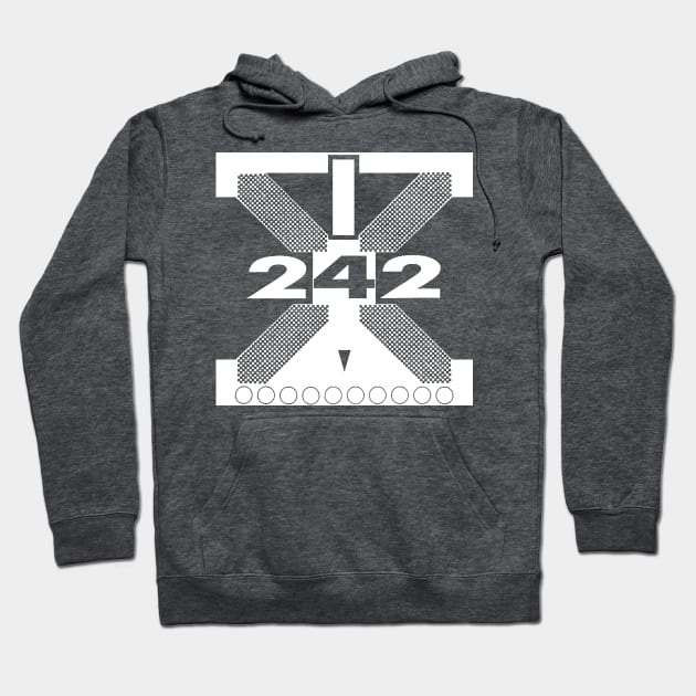 Front 242 â â â  Logo Tribute Design Hoodie