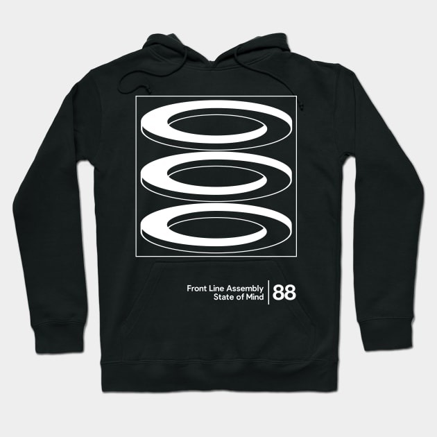 Front Line Assembly Minimalist Graphic Artwork Hoodie