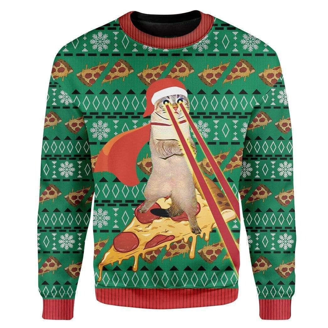 Funny Cat Ugly Christmas Sweater