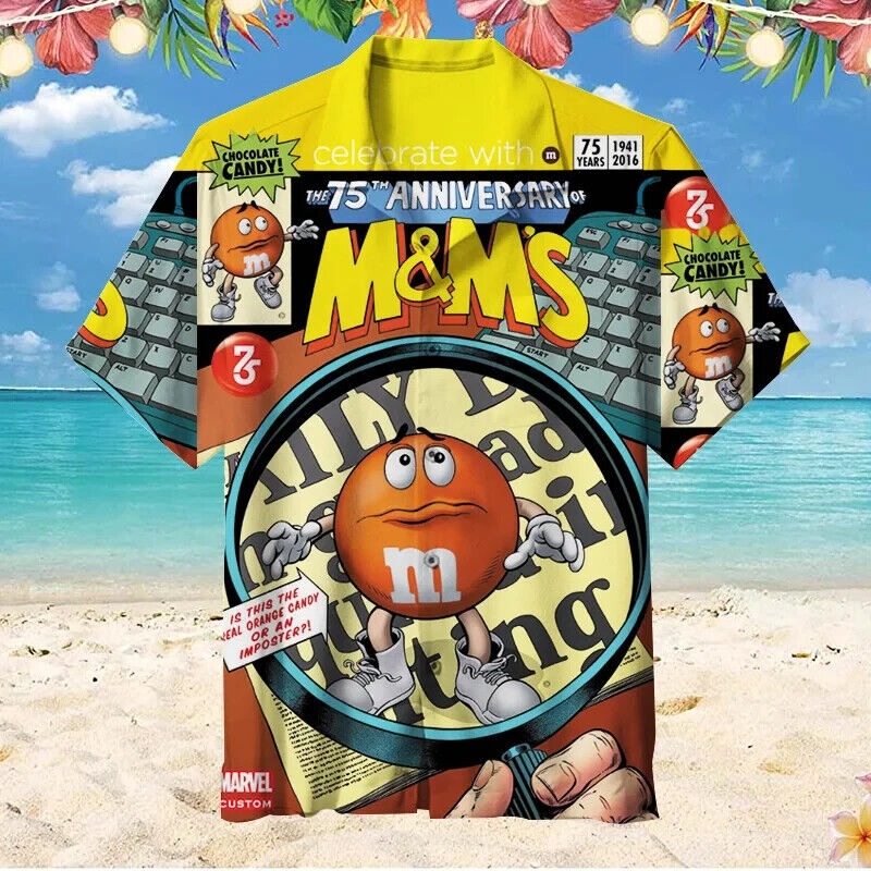 Funny M&M's - HAWAIIAN SHIRT, S-5XL US Size, Limited Edition Gift For Fans