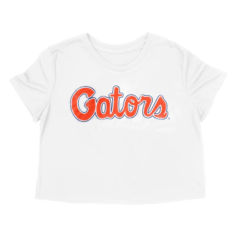 GATORS SCRIPT CROPPED T-SHIRT