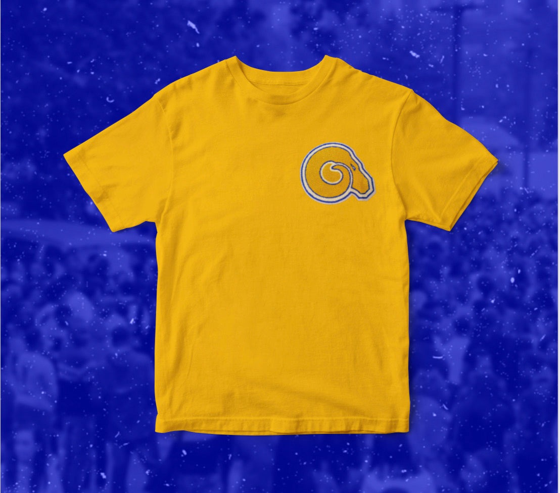 GOLD GOLDEN RAMS T-SHIRT