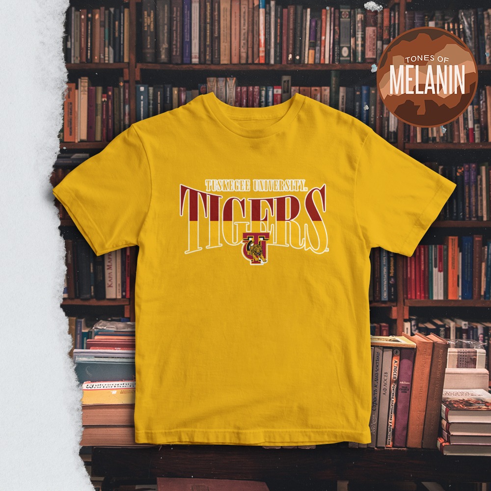 GOLD STUDY HALL TUSKEGEE TEE