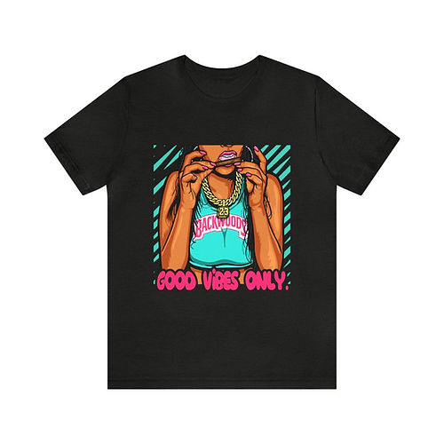 GOOD VIBES ONLY Unisex Jersey Short Sleeve Tee