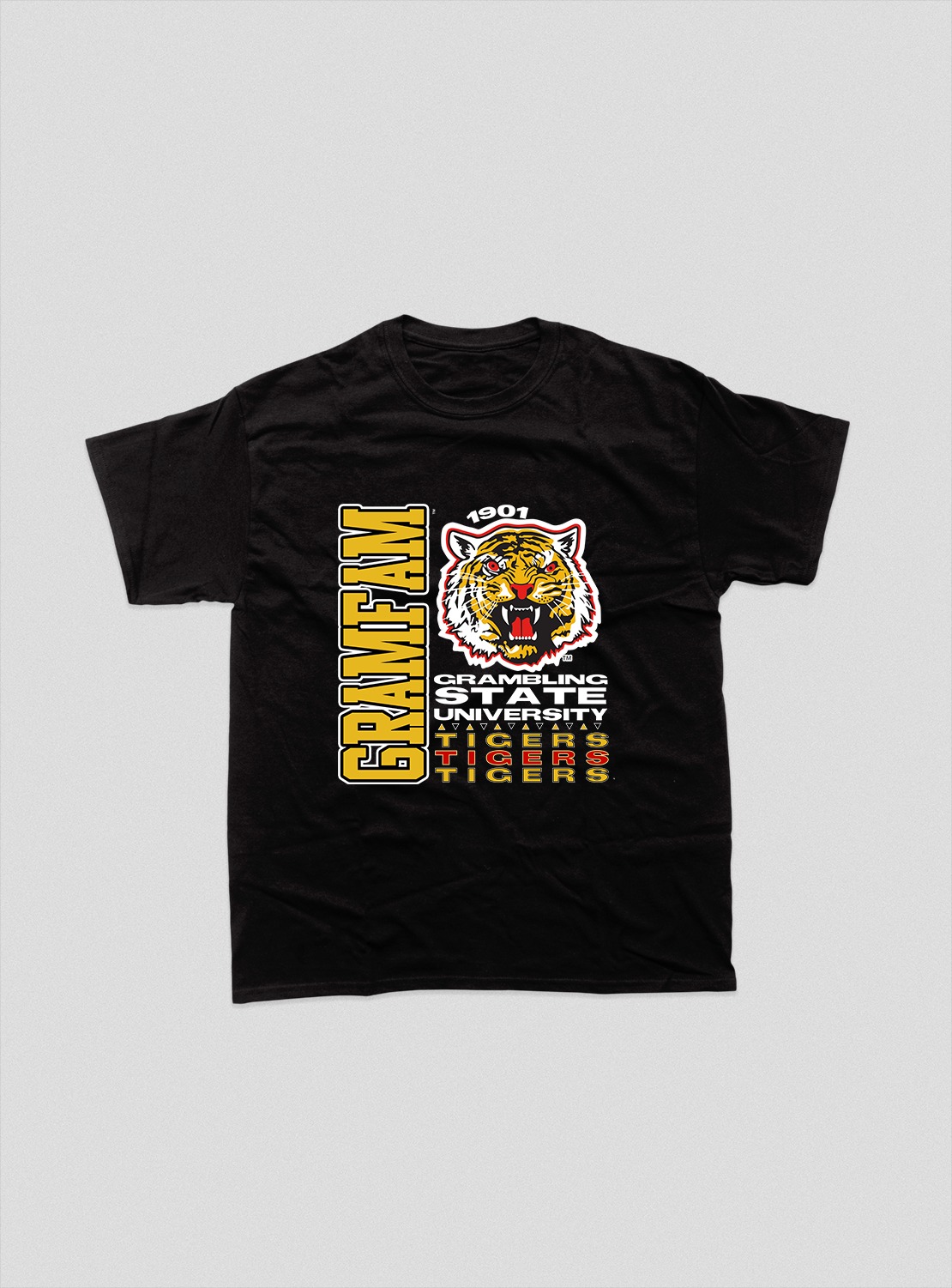 GRAMBLING TOUR TEE BLACK