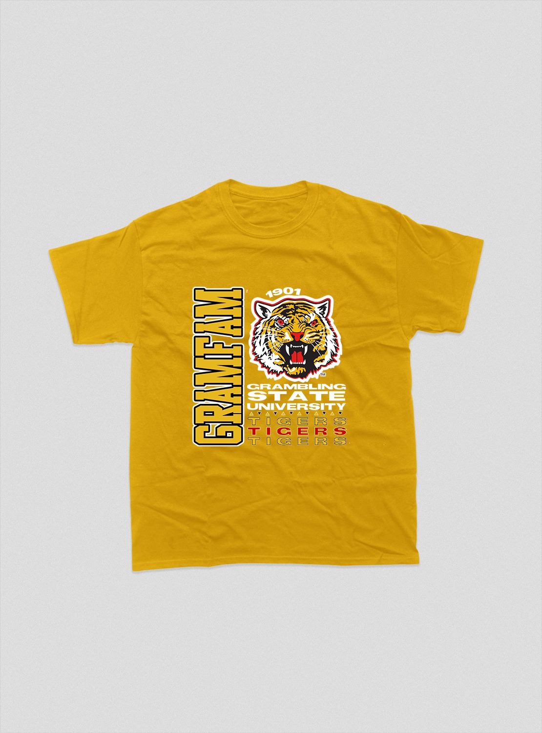 GRAMBLING TOUR TEE GOLD COLOR