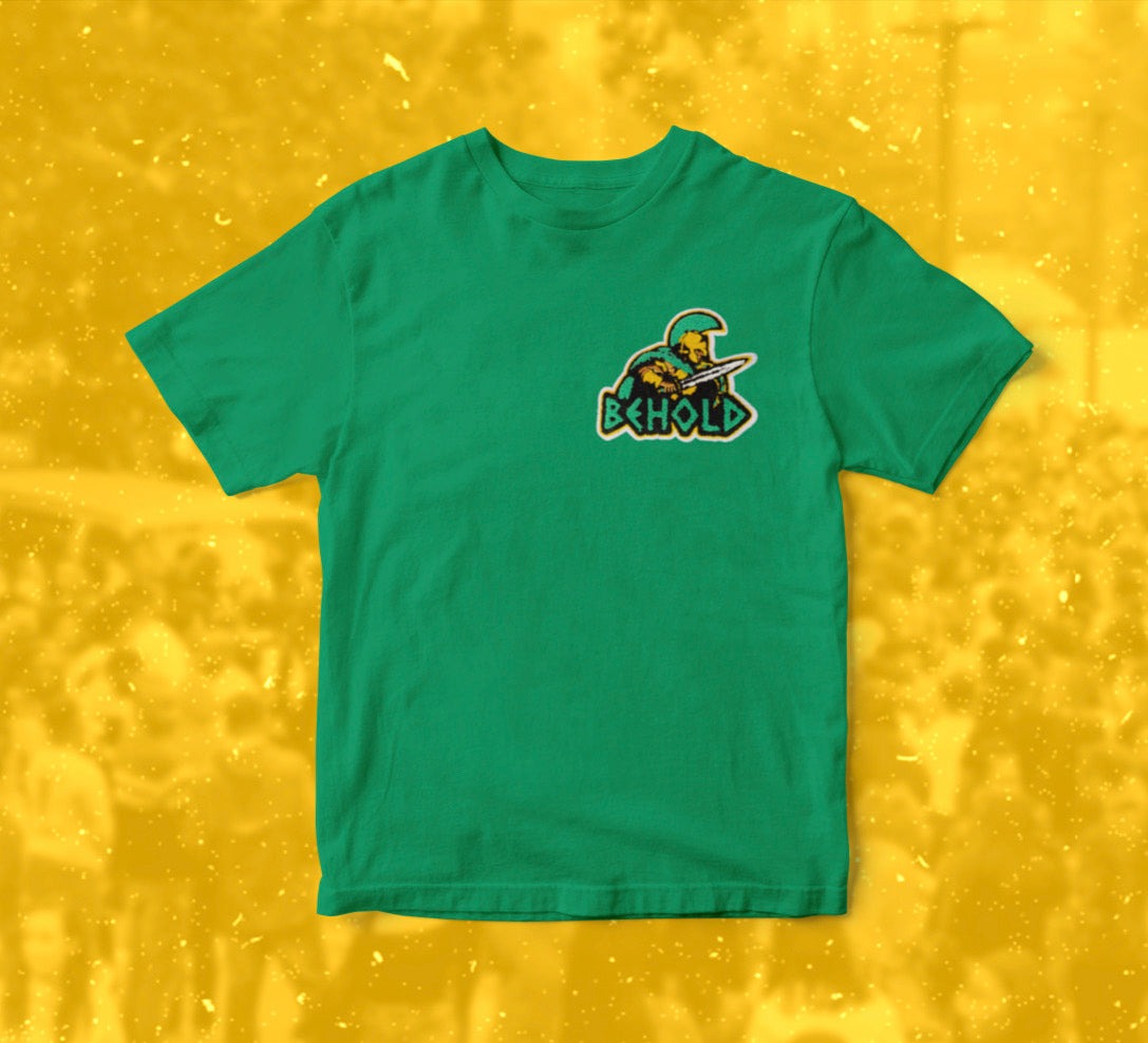 GREEN BEHOLD T-SHIRT