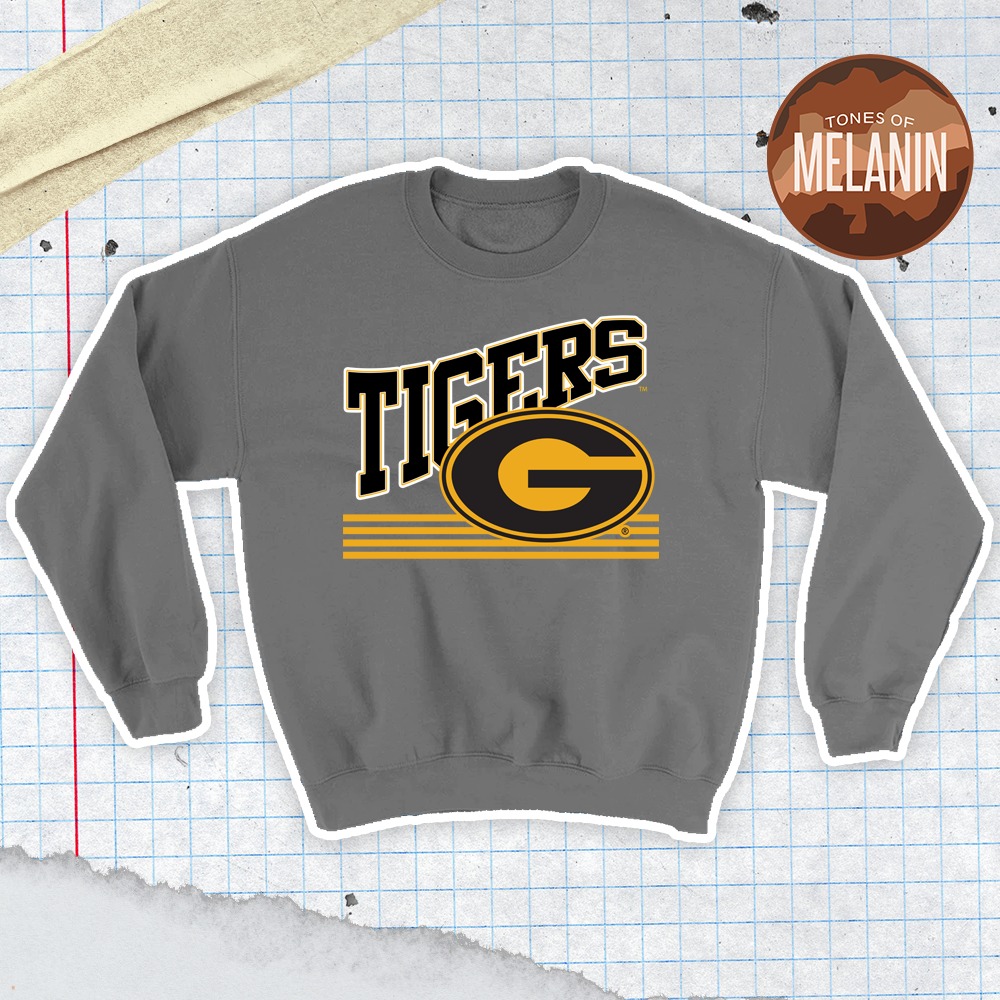 GREY CLASSIC GRAMBLING CREWNECK