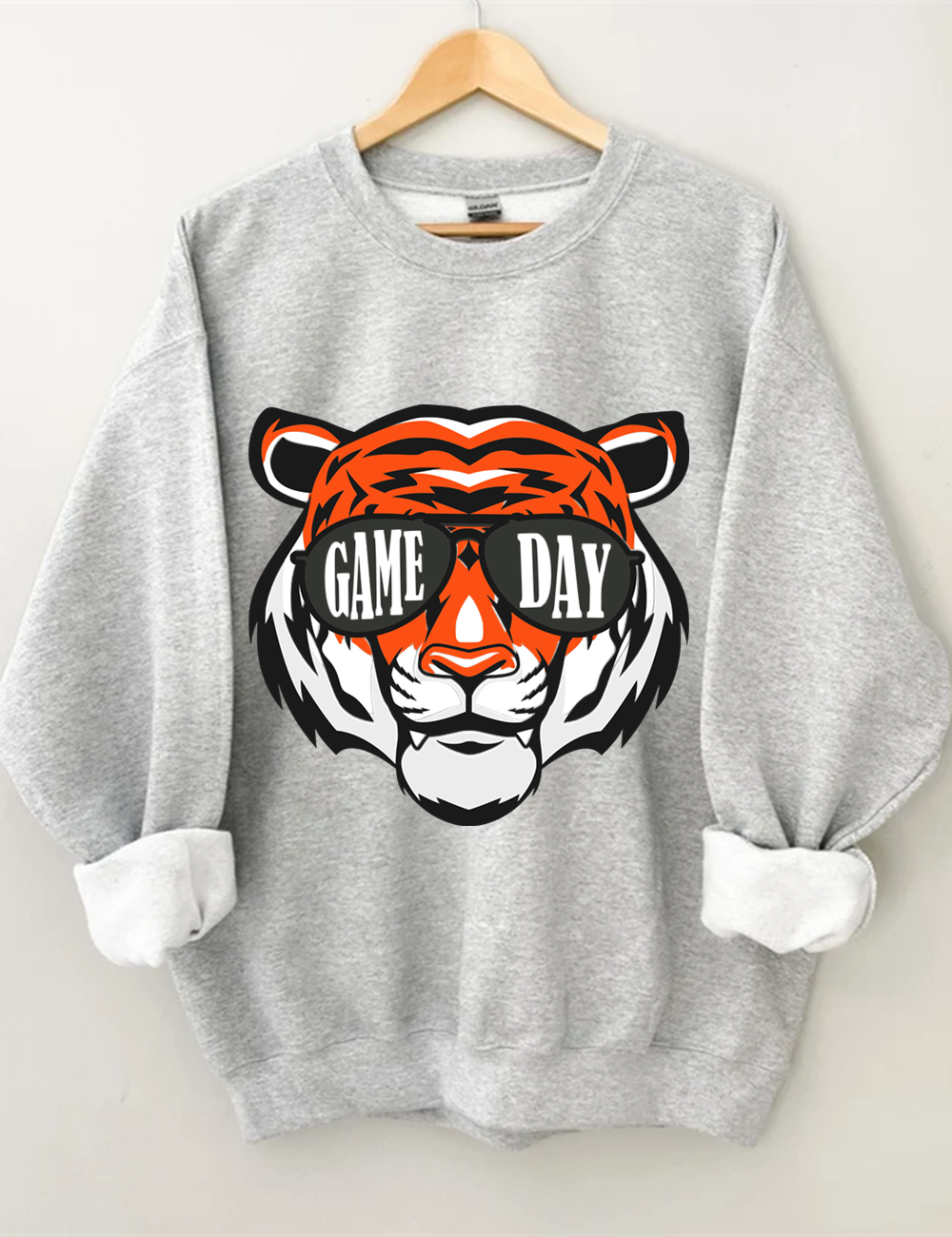 Game Day Bengals Football Unisex Sweatshirt Sport Grey