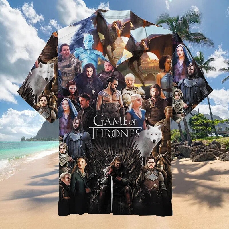 Game of Thrones - Unisex Hawaiian Shirt, Gift For Men and Women S-5XL US Size