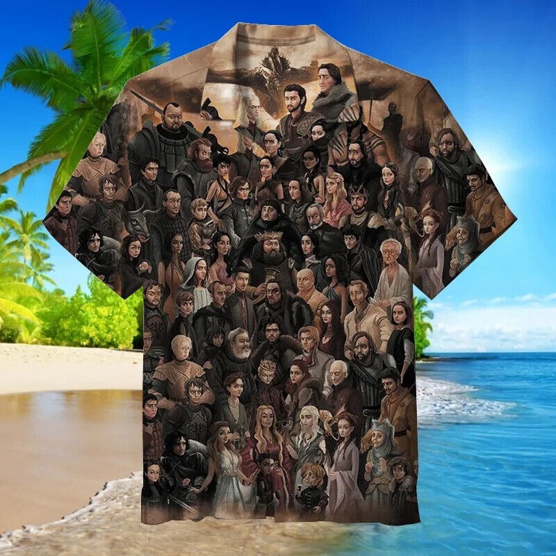 Game of Thrones 2 - Unisex Hawaiian Shirt, Gift For Men and Women S-5XL US Size