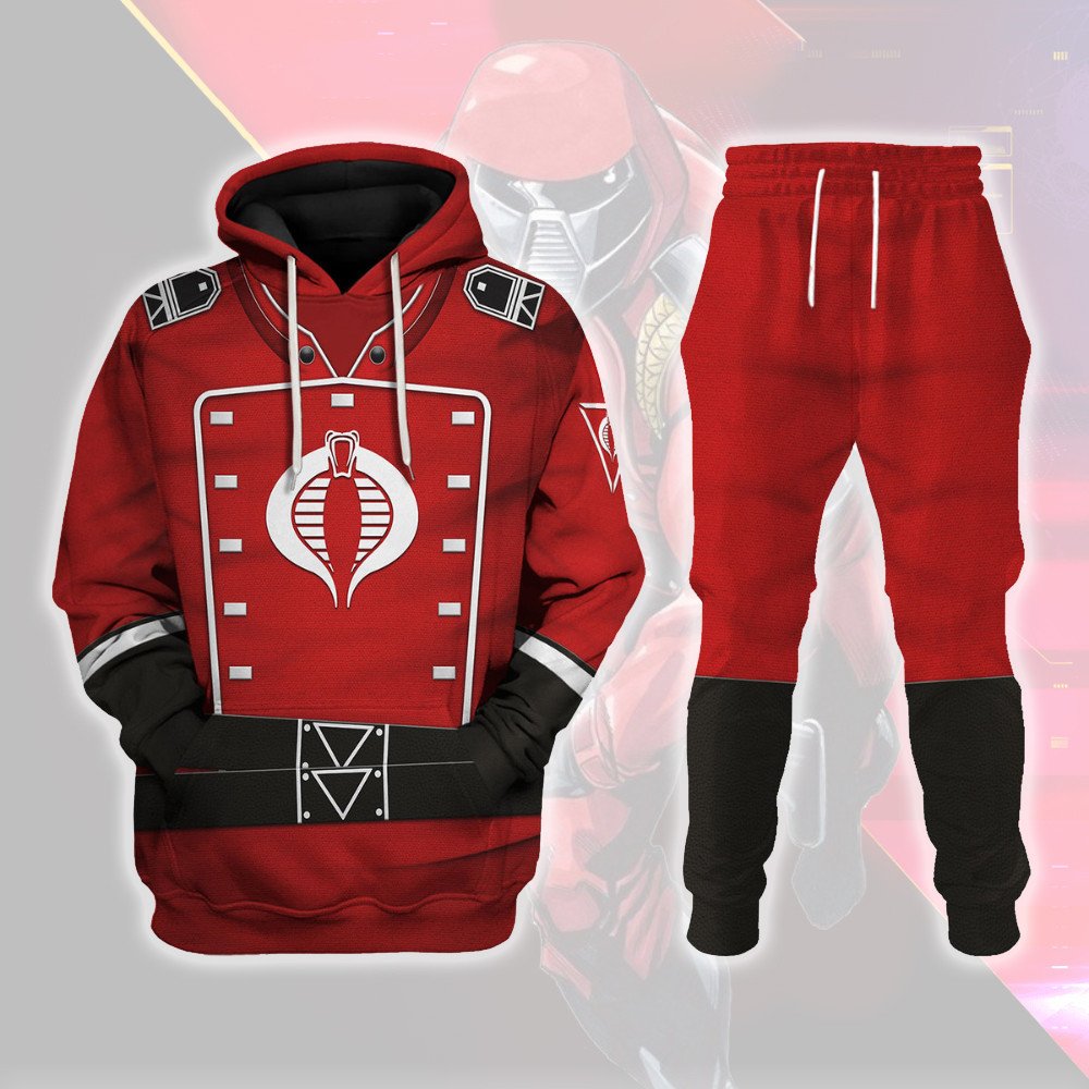 GearHomie Crimson Guard (G.I. Joe) Costumes track suit 