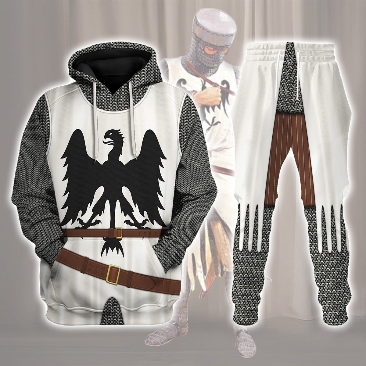 Gearhomie 12th Century German Knight Costume Track suit 