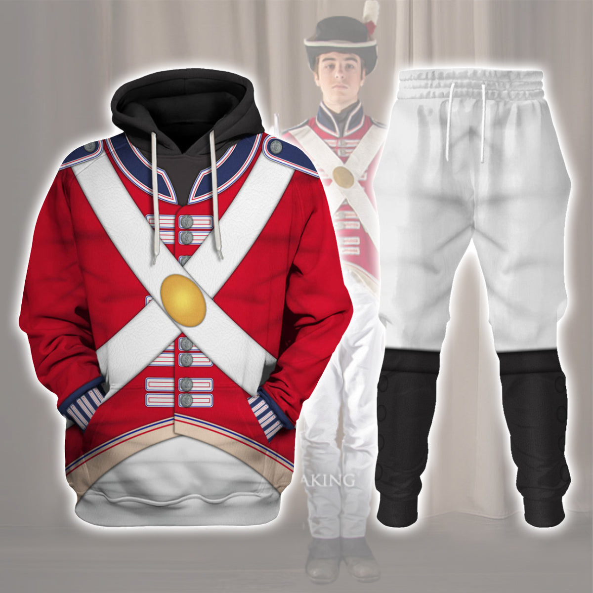 Gearhomie 1804 Royal Marine â Battle of Trafalgar Uniform All Over Print Track suit 