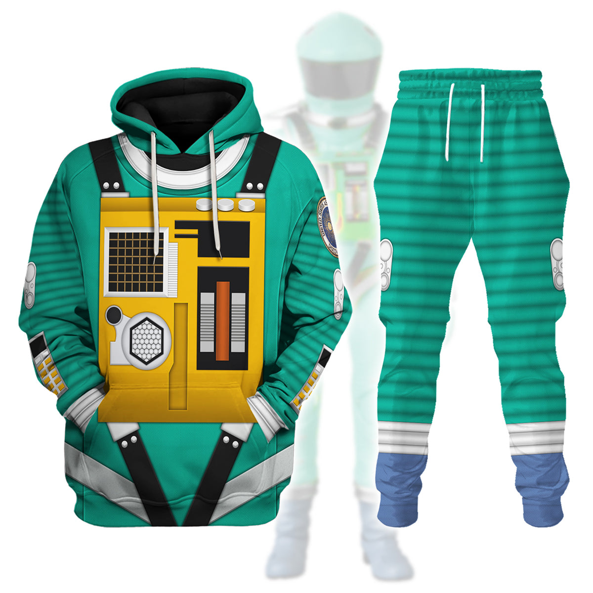 Gearhomie 2001 Space Odyssey Iconic Costume Green track suit 