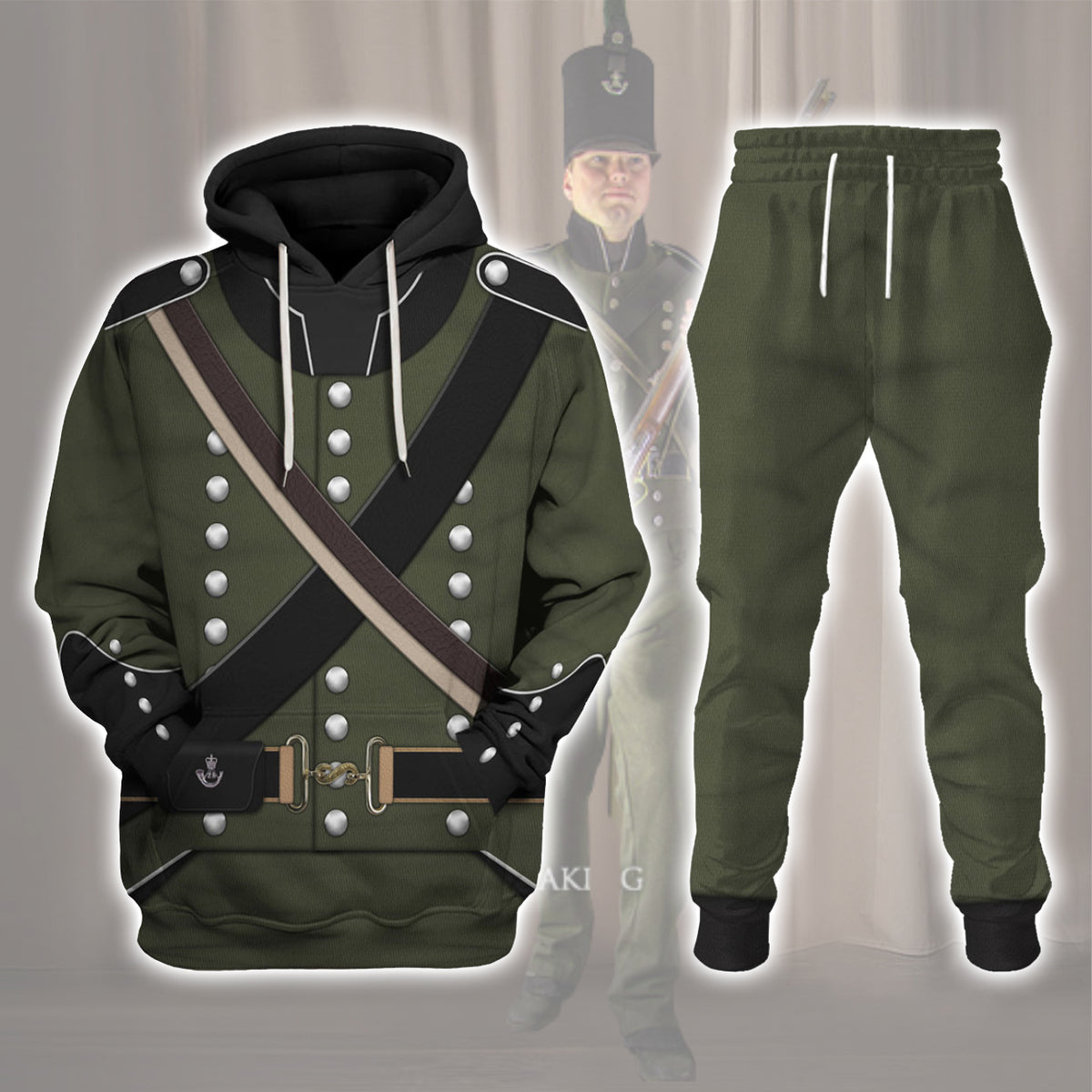 Gearhomie 95th (Rifle) Regiment-Rifleman 1806-1815 Uniform All Over Print Track suit 