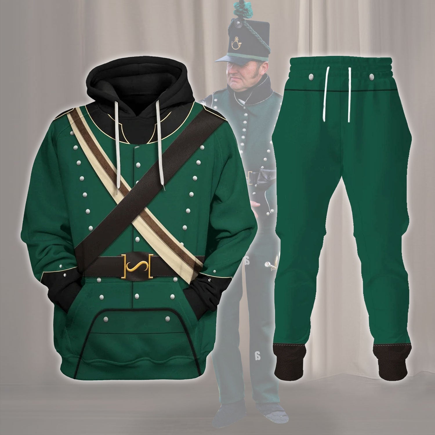 Gearhomie 95th Rifles British Rifle Corps Army Uniform track suit 