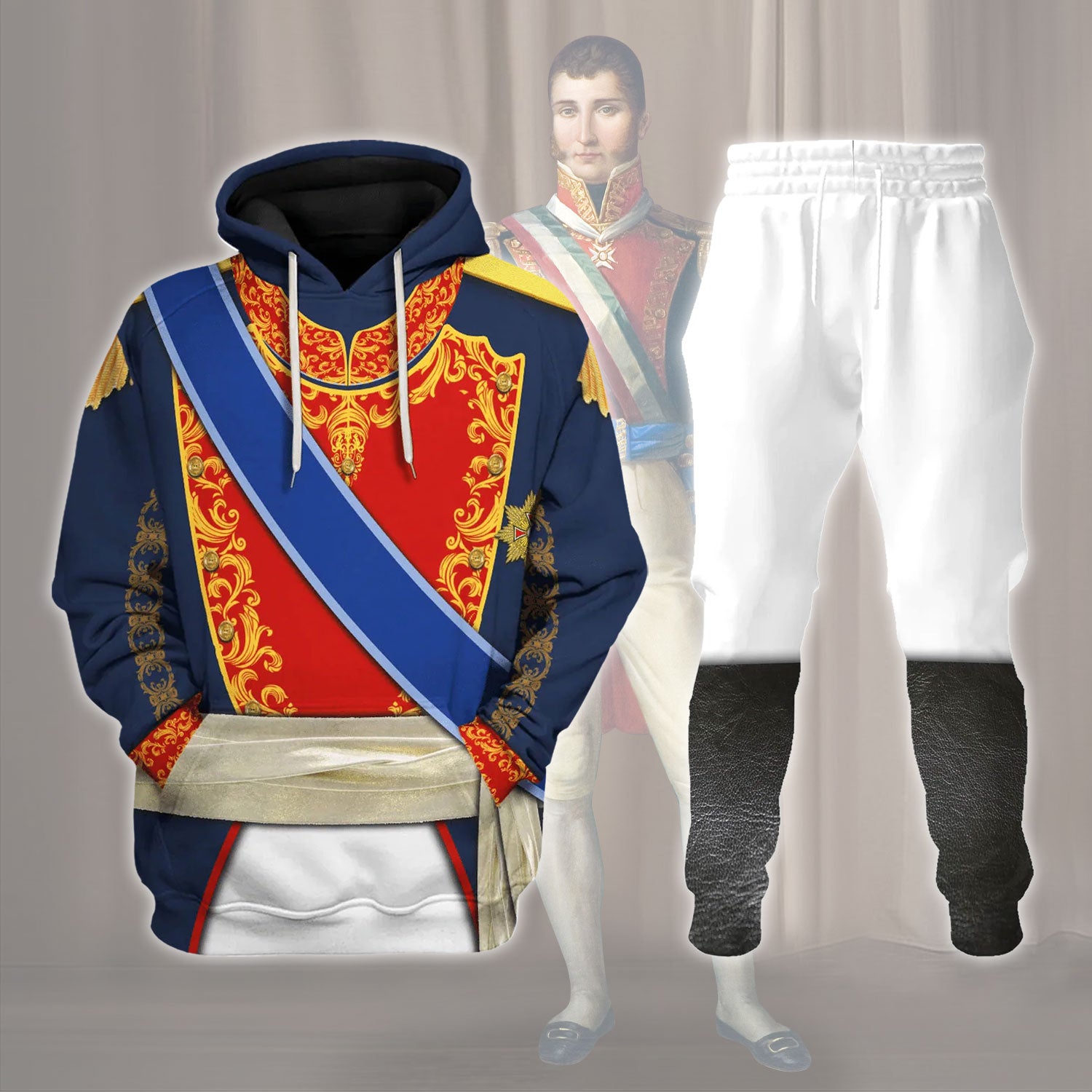 Gearhomie Agustin de Iturbide, Augustine of Mexico Costume Track suit