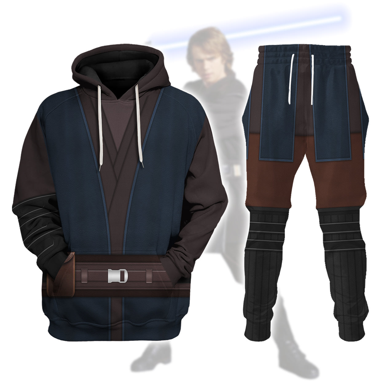 Gearhomie Anakin Skywalker's Jedi Robes Costume track suit 