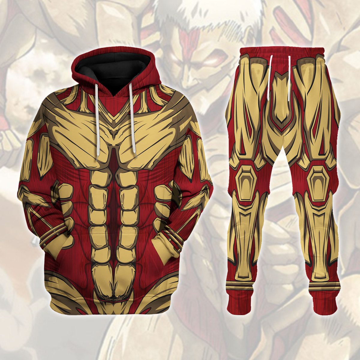 Gearhomie Armored Titan Costume track suit 