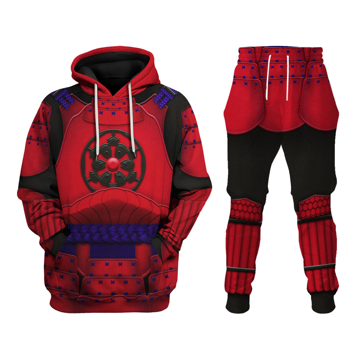 Gearhomie Ashigaru Red Akazonae Koyal Guard Costume track suit 