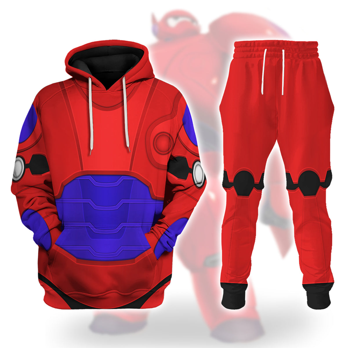 Gearhomie Baymax Super Armor Costume track suit 