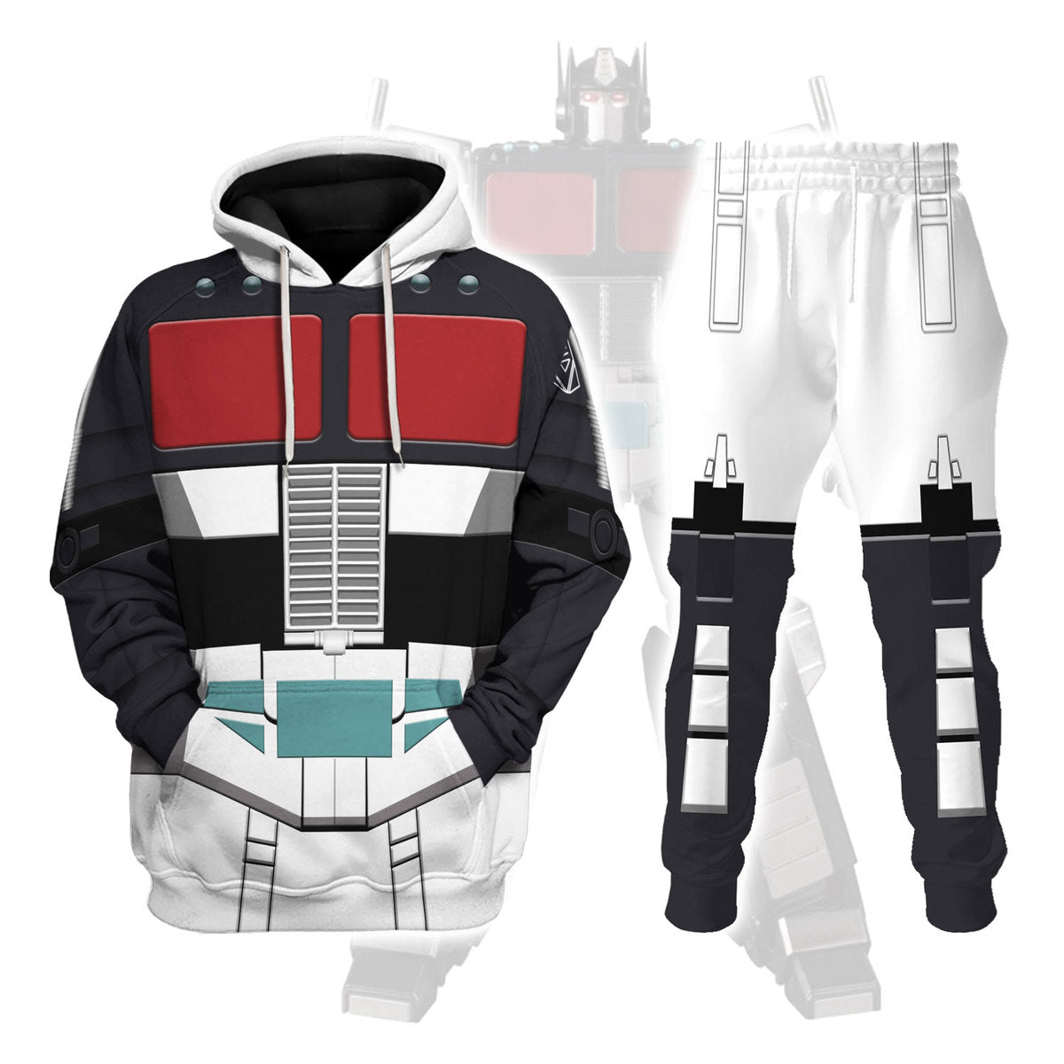 Gearhomie Black Convoy Costume Cosplay Track suit 