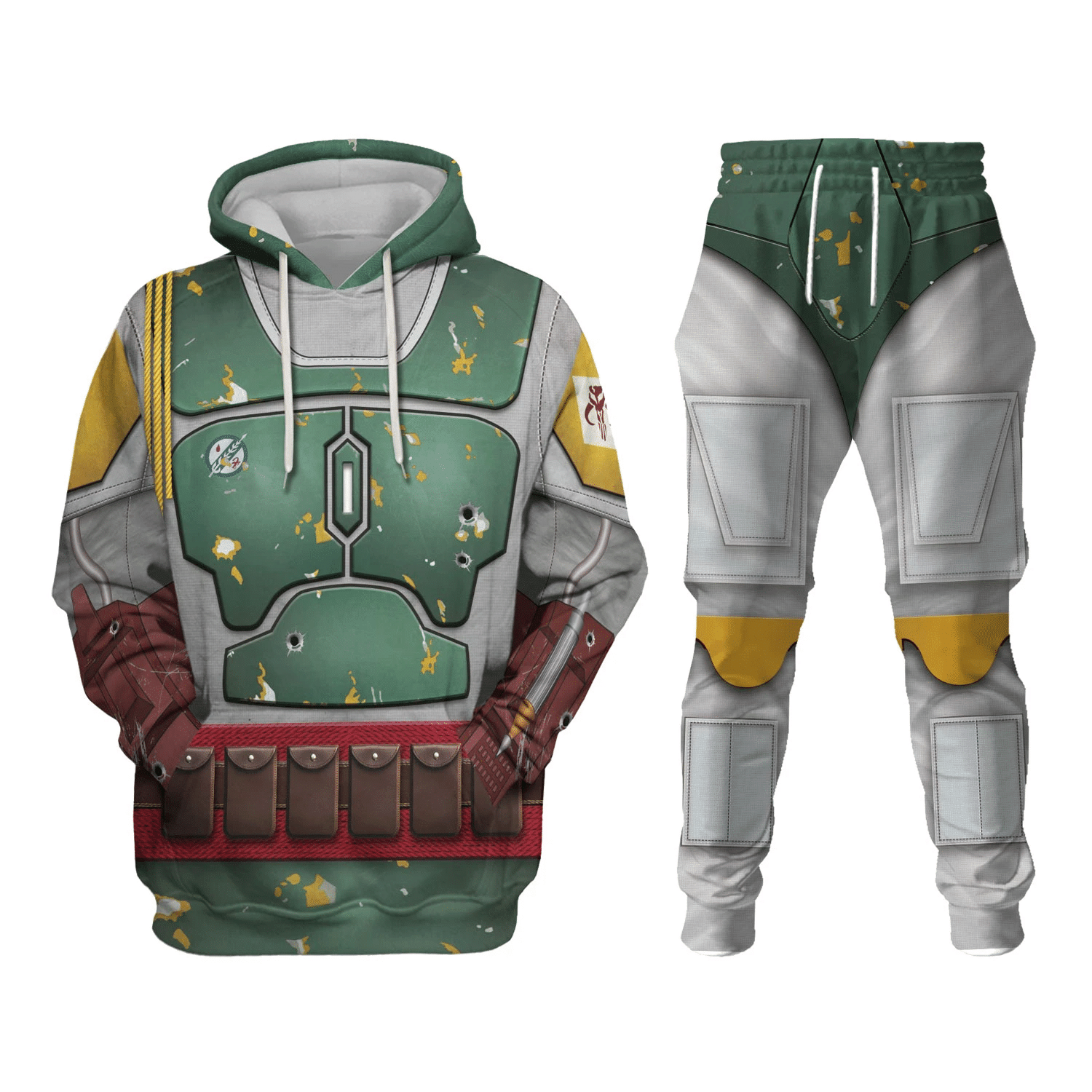 Gearhomie Boba Fett Costume track suit 