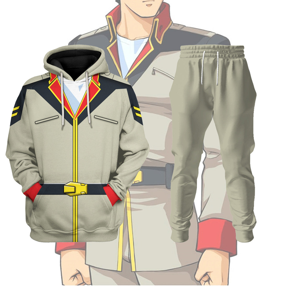 Gearhomie Bright Noa Mobile Suit Gundam Costume All Over Print track suit 