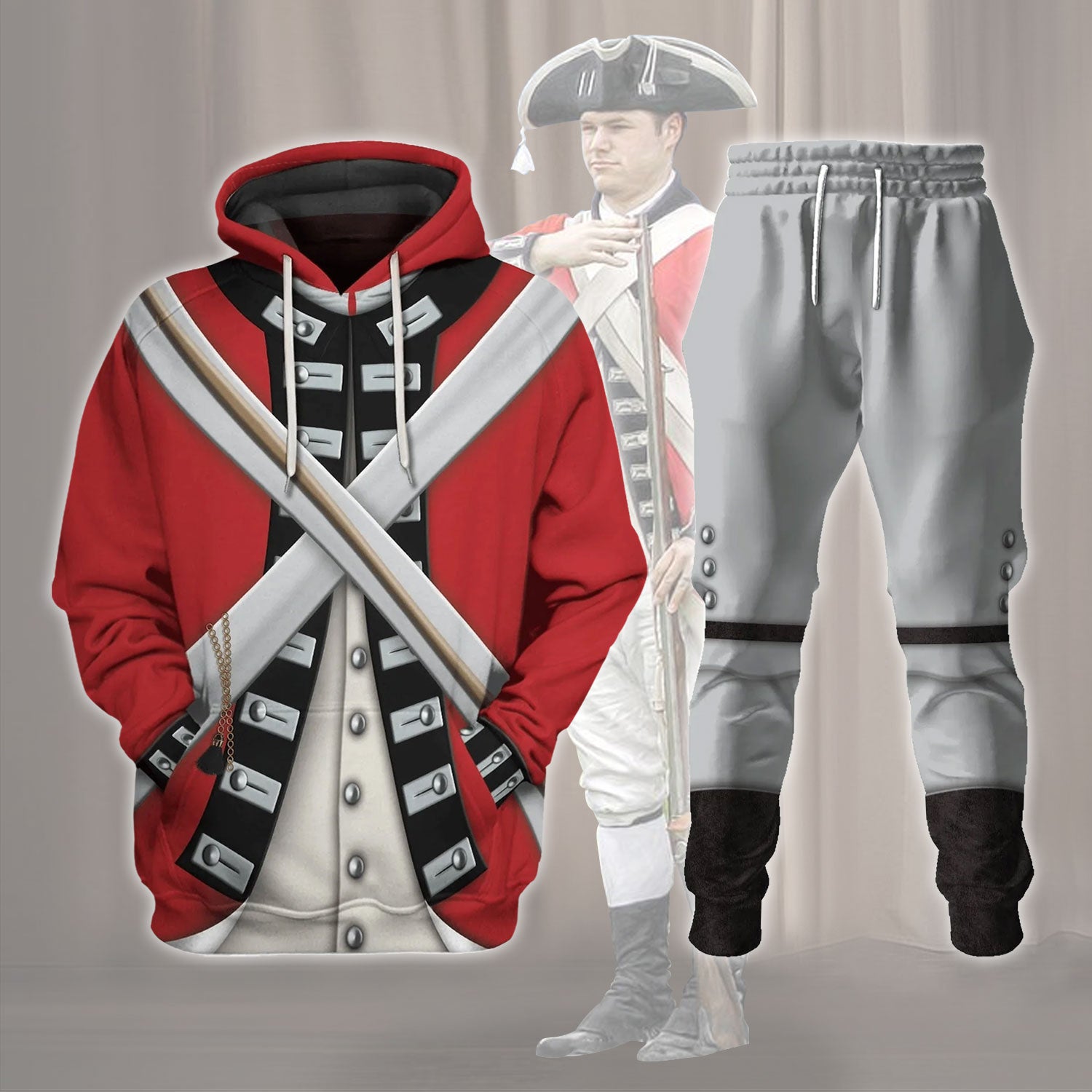 Gearhomie British Army Red Coat track suit